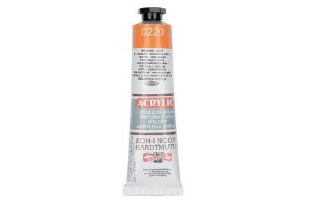 KOH-I-NOOR Barva akrylová 40ml oranžová světlá 0220