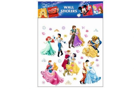 Samolepky na zeď Disney Princezny tančící 30x39cm