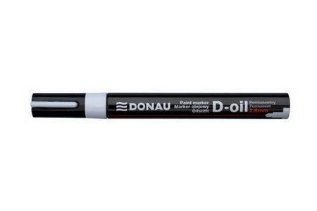 Lakový popisovač D-oil bílá 2,8mm DONAU