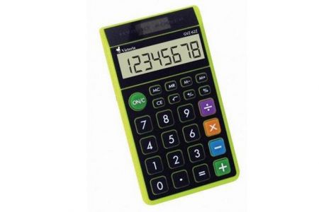 Kalkulačka kapesní 8místný displej ekologická VICTORIA GVZ-62Z zelená