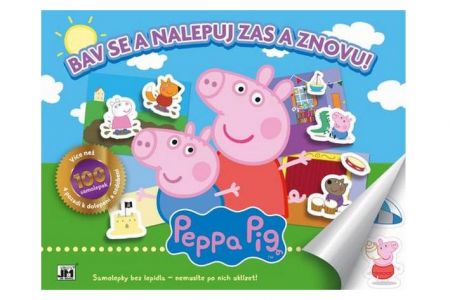 Samolepkové album Prasátko Peppa Pig bav se a nalepuj
