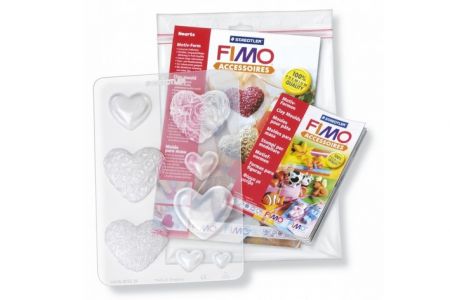 FIMO Silikonová forma Hearts Srdíčka