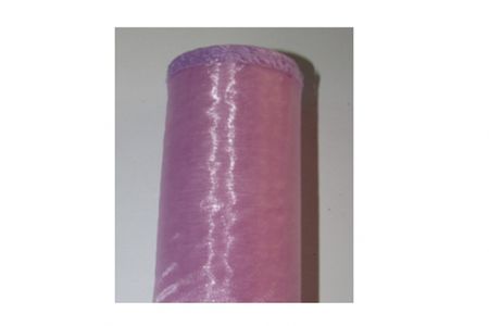 Organza 40cm/10y lilac (40cm-9m-obšitá 40 cm/9m)