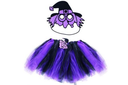 Karnevalový kostým čarodějnice tutu+maska