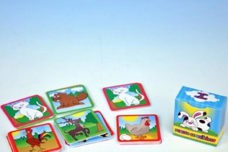 Pexeso se zvířátky společenská hra 80 kartiček