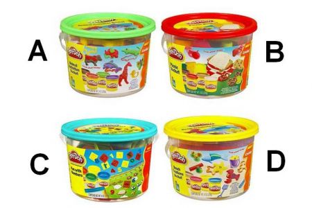 HASBRO PD Play-Doh Set v kyblíku, 4 druhy