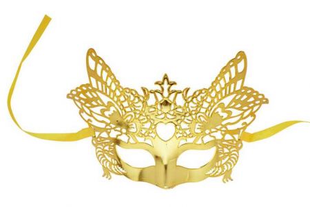 Zlatá benátská maska
