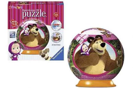 Máša a Medvěd puzzleball 72 dílků