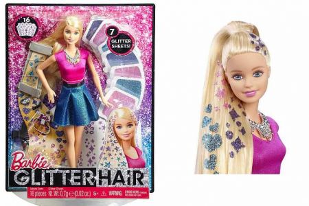 Barbie třpytivé vlasy