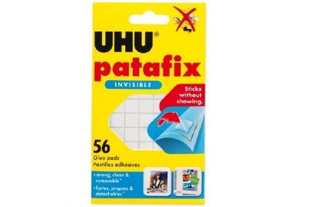 Lepící hmota UHU Patafix Clear průhledné polštářky 56ks