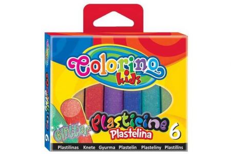 Colorino modelína Glitter 6 barev