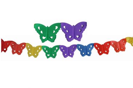 Girlanda 400x22x16cm motýlci