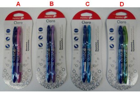 PERRO Mazací kuličkové Claro pero modré 0,5 a 0,7mm 4 druhy