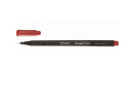 Liner MAPED Graph Peps 0,4mm červená