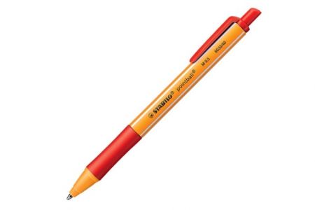 STABILO kuličkové pero pointball červená 0,5mm
