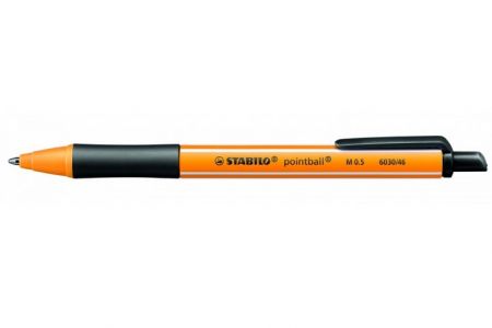 STABILO kuličkové pero pointball černá 0,5mm