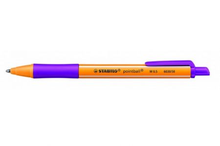 STABILO kuličkové pero pointball fialová 0,5mm