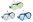 Potápěčské brýle polykarbonátová skla 7-14 let 3 druhy