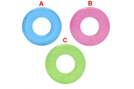 Kruh 51cm transparentní 3-6 let 3 barvy