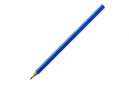 FABER CASTELL Trojhranná grafitová tužka 2=B modrá