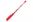 KORES K2 Pen, soft grip, transparentní, trojhranné, šíře F-0,7 mm, červená  
