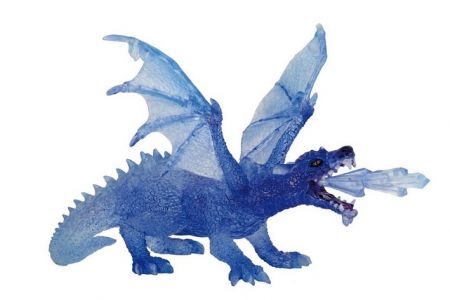 PAPO Crystal drak modrý 18 cm
