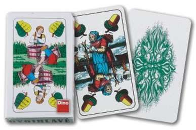 DINO-Karty hrací dvouhlavé (karty dvouhlavé) MARIÁŠ DVOUHLAVÝ 