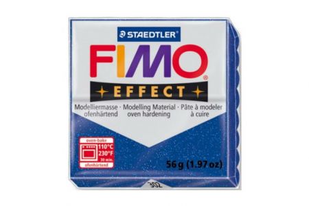 FIMO effect modrá se třpytkami