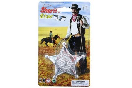 Hvězda šerif plast