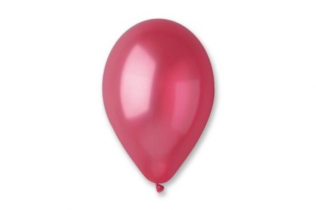 Nafukovací balónek červený metalový 30cm 12&quot;