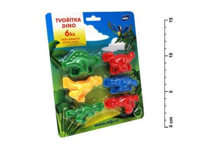 Tvořítka DINO 6 ks 3D