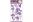 Pokojová dekorace pampelišky fialové 50x32 cm
