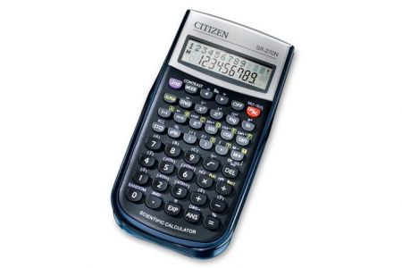 Kalkulačka vědecká CITIZEN SR-270N černá (kalkulátor vědecký školní černý)
