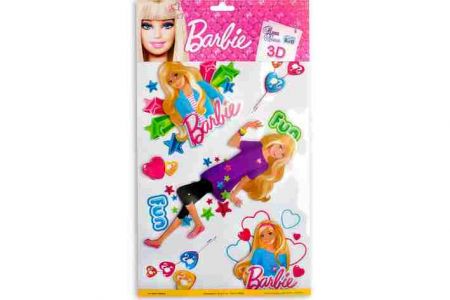 Dekorace 3D Barbie, 41 x 29 cm