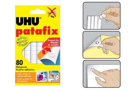UHU Tac Patafix - lepící polštářek  6x14cm 80 ks  bílý