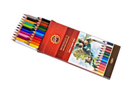 KOH-I-NOOR Souprava pastelek akvarelových 3718 24 plody