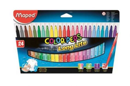 Maped fixy Color&#39; Peps 24ks v papírové krabičce