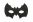 Plesová škraboška netopýr BATMAN 19cm