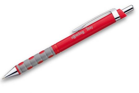 Kuličková tužka Rotring Tikky ČERVENÁ (kuličové pero červené - propiska)