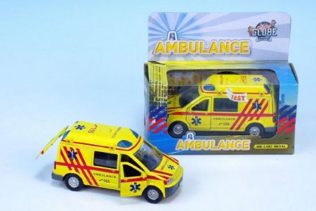 Auto Ambulance kov se světlem a zvukem