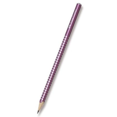 Grafitová tužka Faber-Castell Sparkle - perleťové odstíny bordó