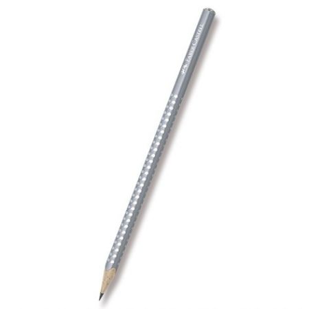Grafitová tužka Faber-Castell Sparkle - perleťové odstíny šedá