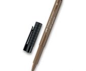 Popisovač Faber-Castell Pitt Artist Pen Brush - hnědé a metalické 178