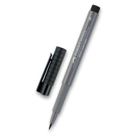 Popisovač Faber-Castell Pitt Artist Pen Brush - černé a šedé odstíny 233