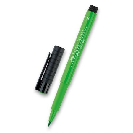 Popisovač Faber-Castell Pitt Artist Pen Brush - zelené odstíny 112