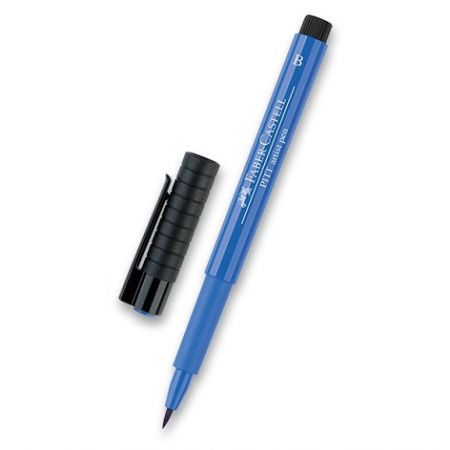 Popisovač Faber-Castell Pitt Artist Pen Brush - modré odstíny 143