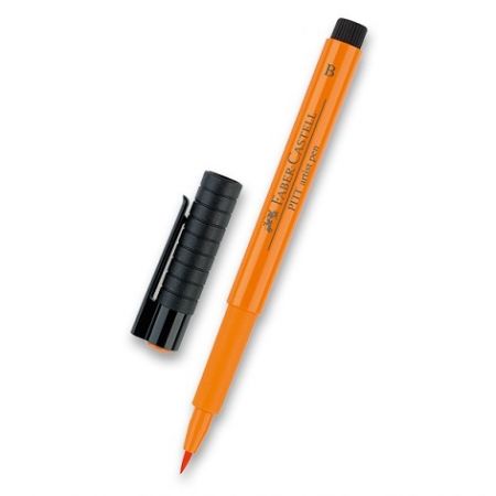 Popisovač Faber-Castell Pitt Artist Pen Brush - žluté a oranžové odstíny 113
