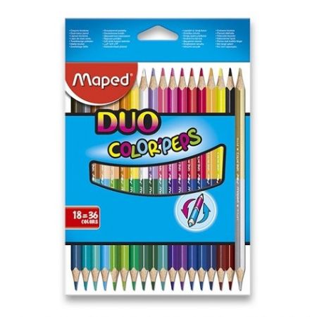 Pastelky Maped Color&sbquo;Peps oboustranné Duo 36ks