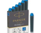 Inkoustové mini bombičky Parker modré