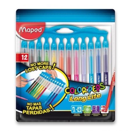 Dětské fixy Maped Color&sbquo;Peps Long Life Innovation 12ks